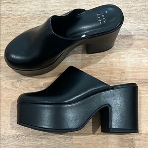 A New Day Black Platform Shoes Size 6 Never Worn